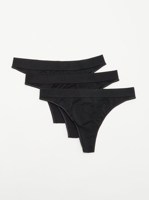 Pack de 3 tangas sin costuras - Kiabi