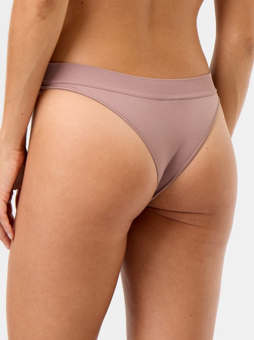 Pack de 3 tangas sin costuras - Kiabi
