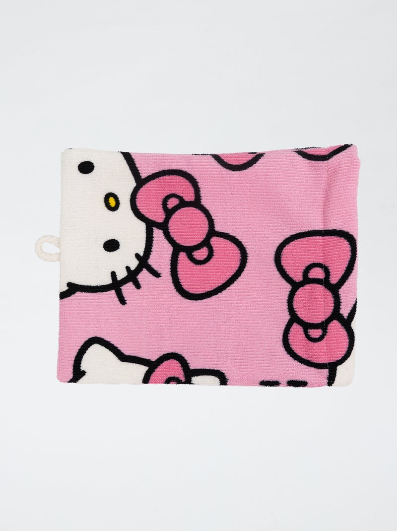 Pack de 3 toallas de aseo 'Hello Kitty' Rosa - Kiabi