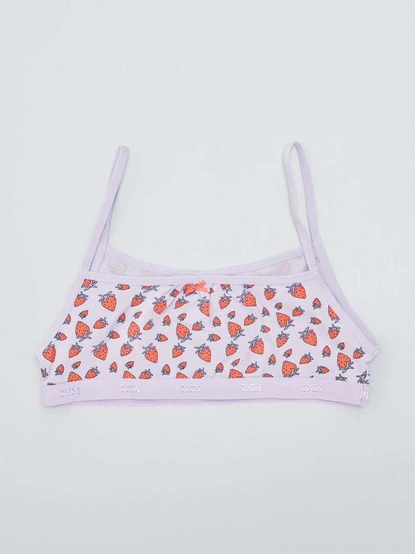 Pack de 3 tops 'Dim' PURPURA - Kiabi
