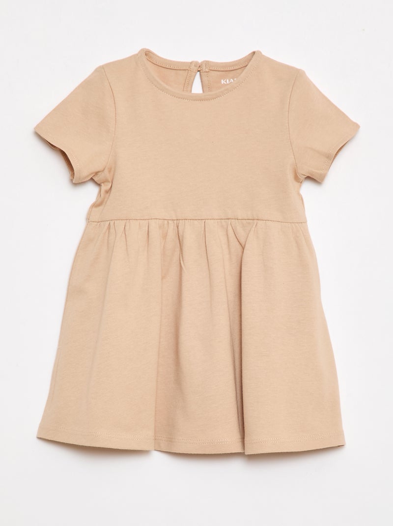 Pack de 3 vestidos Beige - Kiabi