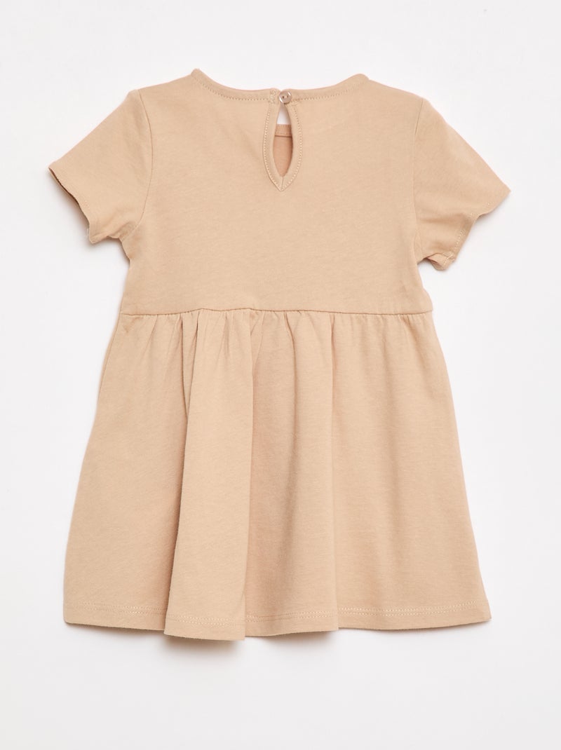 Pack de 3 vestidos Beige - Kiabi