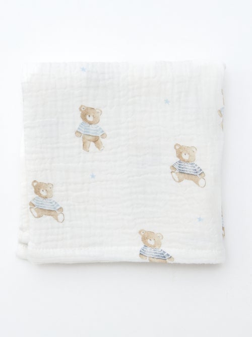 Pack de 3 muselinas de algodón - Kiabi