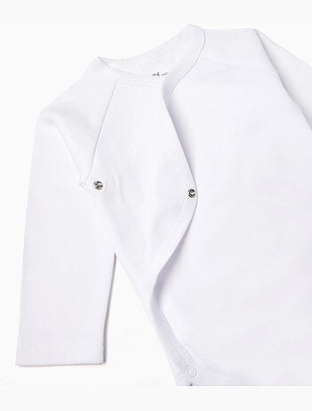 Pack de 4 bodies 100% algodón de manga larga