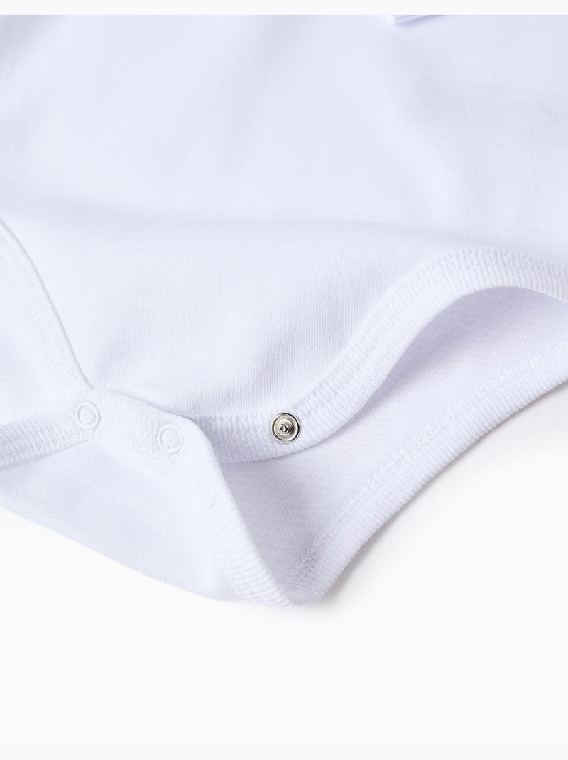 Pack de 4 bodies de algodón con estampado Blanco - Kiabi
