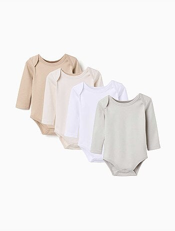 Pack de 4 bodies perchados con hombros en solapa
