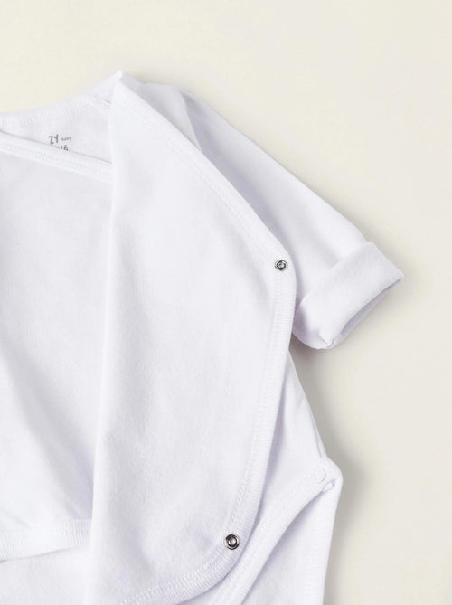 Pack de 4 bodies perchados de algodón - Kiabi