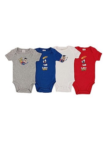 Pack de 4 bodys bebé