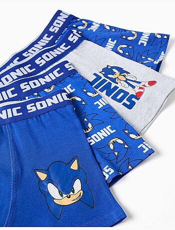 Pack de 4 bóxers con estampados de Sonic