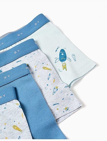 Pack de 4 bóxers con estampados espaciales