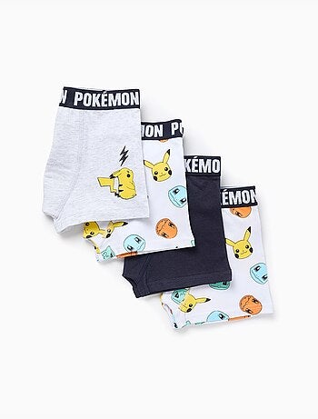 Pack de 4 bóxers con estampados Pokémon
