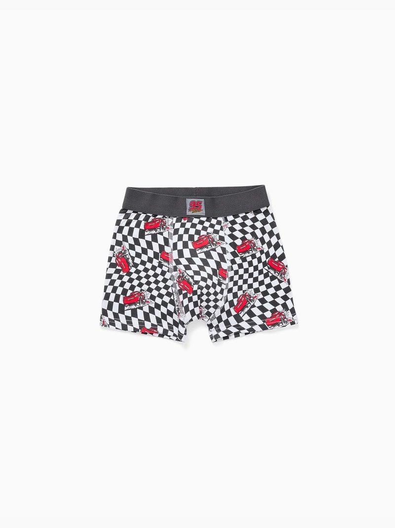 Pack de 4 bóxers de algodón con estampados rayo mcqueen Blanco Rojo - Kiabi