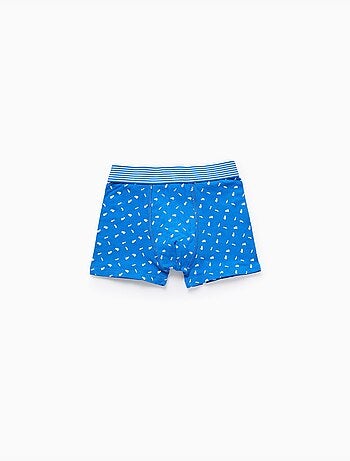 Pack de 4 boxers de algodón lisos/estampados