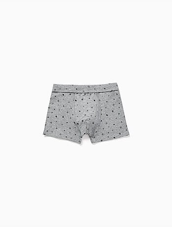 Pack de 4 bóxers de algodón lisos/estampados