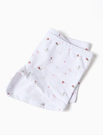Pack de 4 boxers de algodón lisos/florales