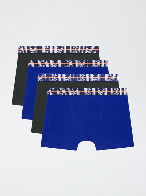 Pack de 4 bóxers \'Dim\' - Kiabi Pack de 4 bóxers \'Dim\' - Kiabi