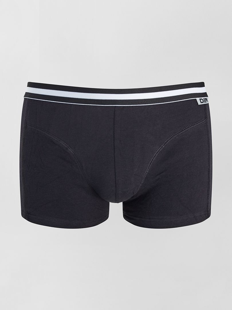 Pack de 4 boxers ecodim 'DIM' negro - Kiabi