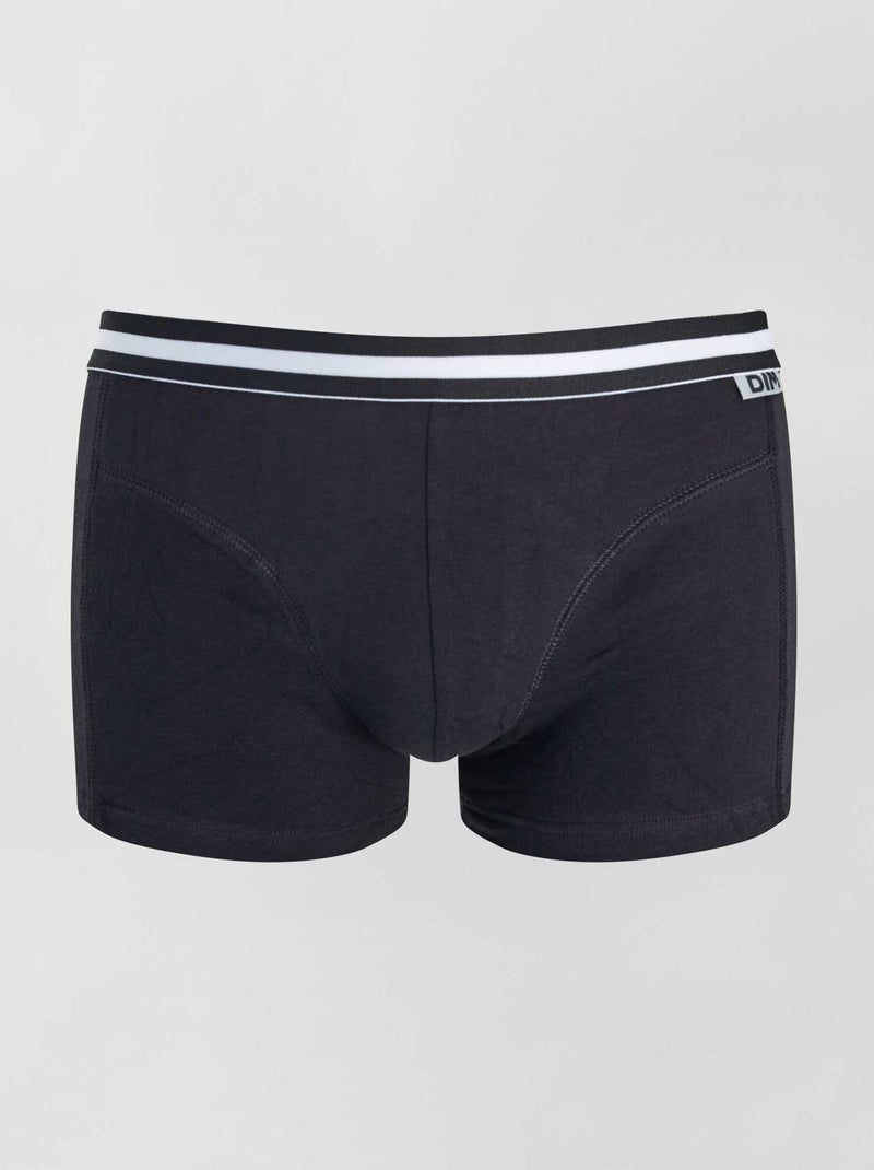Pack de 4 boxers ecodim 'DIM' negro - Kiabi