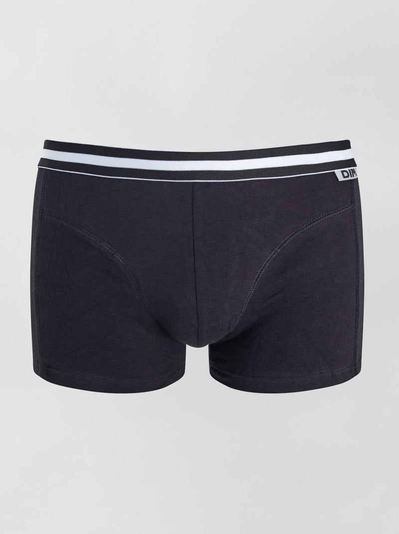 Pack de 4 boxers ecodim 'DIM' negro - Kiabi