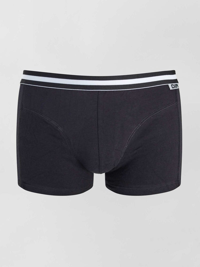 Pack de 4 boxers ecodim 'DIM' negro - Kiabi