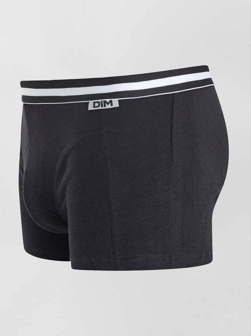 Pack de 4 boxers ecodim 'DIM' negro - Kiabi