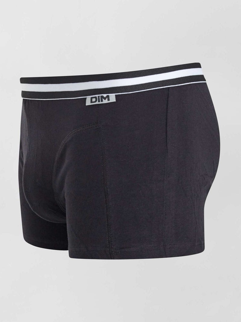 Pack de 4 boxers ecodim 'DIM' negro - Kiabi