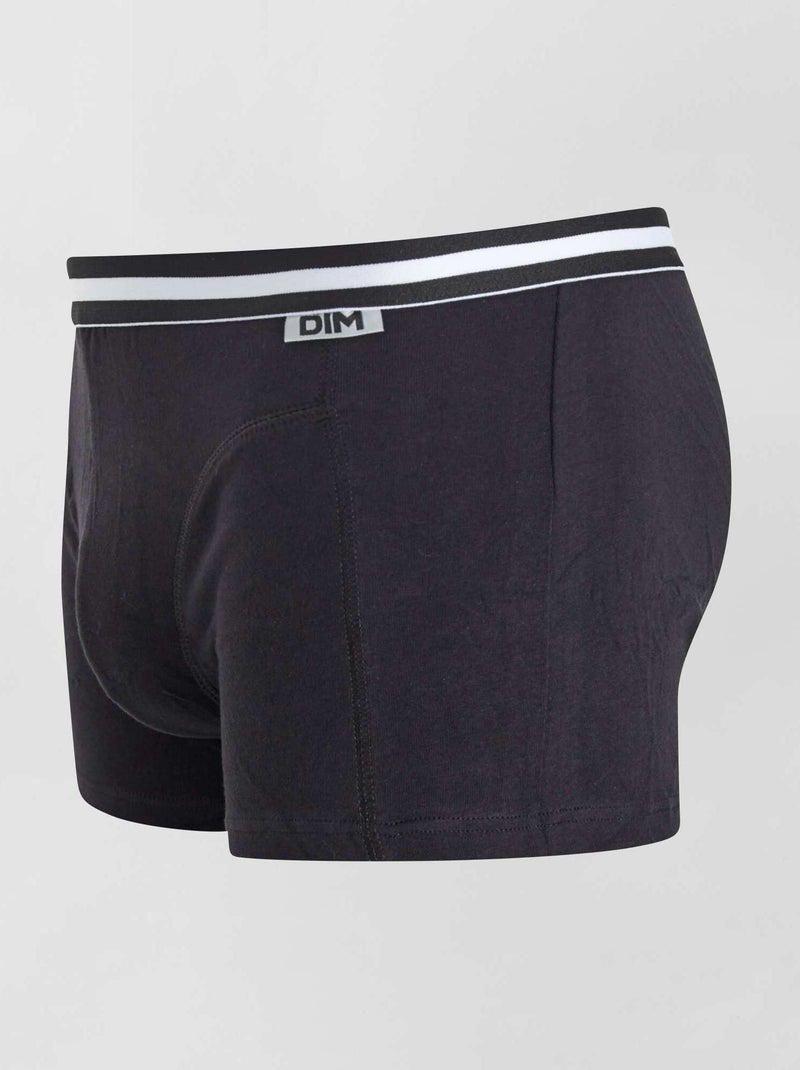 Pack de 4 boxers ecodim 'DIM' negro - Kiabi