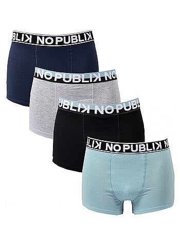 Pack de 4 Boxers Hombre Algodón No Publik