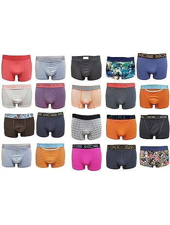 Pack de 4 boxers hombre HOM Confort y Calidad Superior