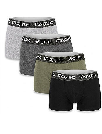 Pack de 4 Boxers Hombre KAPPA - Algodón, Estuche Regalo