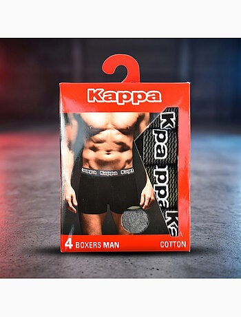 Pack de 4 Boxers Hombre KAPPA - Algodón, Estuche Regalo