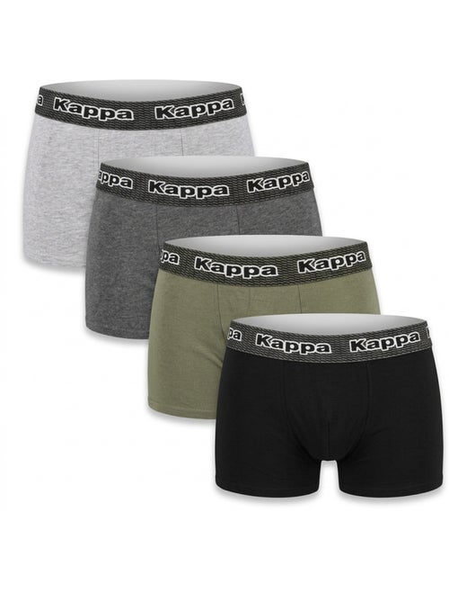 Pack de 4 Boxers Hombre KAPPA - Algodón, Estuche Regalo - Kiabi Pack de 4 Boxers Hombre KAPPA - Algodón, Estuche Regalo - Kiabi