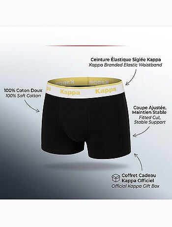 Pack de 4 Boxers Hombre KAPPA - Algodón, Estuche Regalo