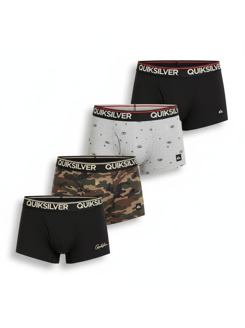 Pack de 4 boxers hombre quiksilver licencia oficial caja regalo - Kiabi Pack de 4 boxers hombre quiksilver licencia oficial caja regalo - Kiabi