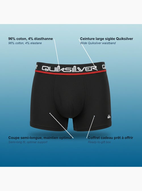 Pack de 4 boxers hombre quiksilver licencia oficial caja regalo - Kiabi Pack de 4 boxers hombre quiksilver licencia oficial caja regalo - Kiabi