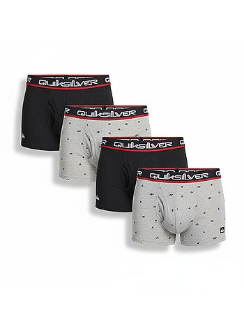 Pack de 4 boxers hombre quiksilver licencia oficial caja regalo