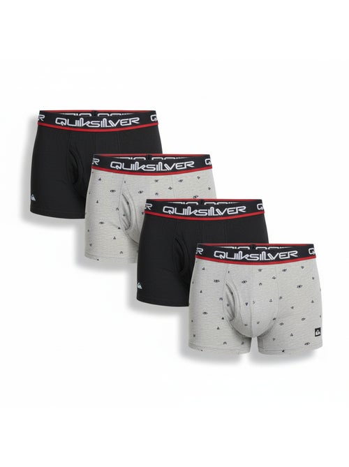 Pack de 4 boxers hombre quiksilver licencia oficial caja regalo - Kiabi Pack de 4 boxers hombre quiksilver licencia oficial caja regalo - Kiabi