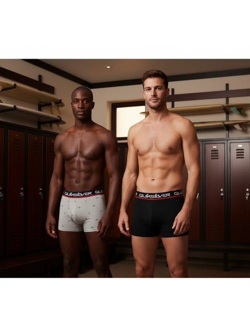 Pack de 4 boxers hombre quiksilver licencia oficial caja regalo - Kiabi Pack de 4 boxers hombre quiksilver licencia oficial caja regalo - Kiabi