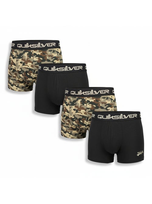 Pack de 4 boxers hombre quiksilver licencia oficial caja regalo - Kiabi Pack de 4 boxers hombre quiksilver licencia oficial caja regalo - Kiabi