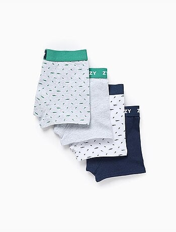 Pack de 4 bóxers lisos/estampados