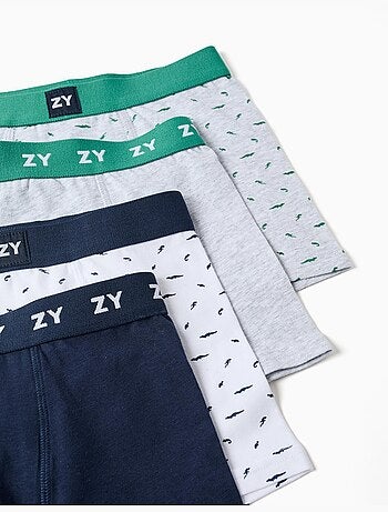 Pack de 4 bóxers lisos/estampados