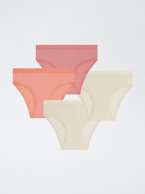 Pack de 4 braguitas 'Dim' - Kiabi