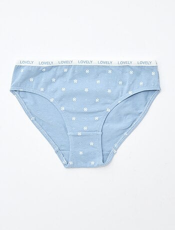Pack de 4 braguitas estampadas
