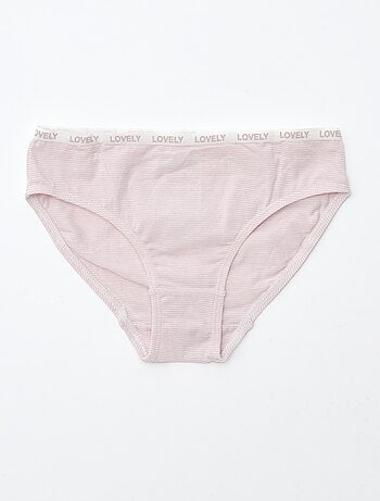 Pack de 4 braguitas estampadas
