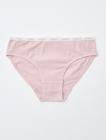 Pack de 4 braguitas estampadas