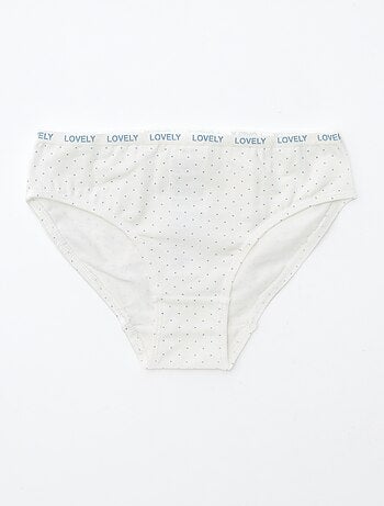 Pack de 4 braguitas estampadas