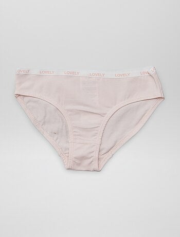 Pack de 4 braguitas estampadas