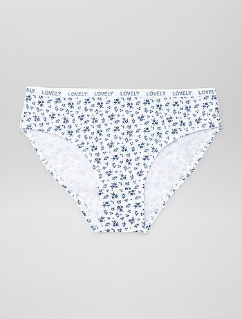 Pack de 4 braguitas estampadas
