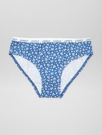 Pack de 4 braguitas estampadas