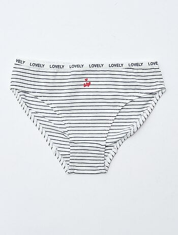 Pack de 4 braguitas estampadas